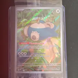 Pokemon Snorlax 150 HP Promo Holo SVP Scarlet & Violet Card 051 2023 - Image 1