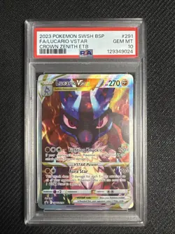 Lucario VSTAR SWSH291 SWSH: Sword & Shield Promo Cards Holo - Image 1