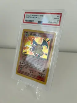 1999 Charizard Holo #4 PSA 9 Base Set Card, New Certification, Freshly Graded - Image 2