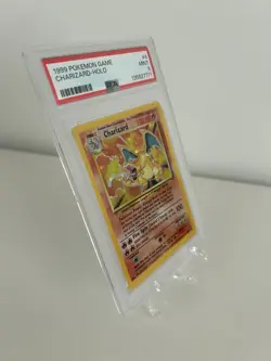1999 Charizard Holo #4 PSA 9 Base Set Card, New Certification, Freshly Graded - Image 3