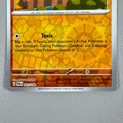 Pokemon TCG Card - Gligar 91/182 Reverse Holo | Common | 2023 Paradox Rift - Image 4