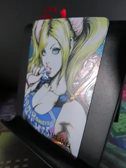 Juliet Starling Art Card Rare HoloLaser Collectible Lollipop Chainsaw Video Game - Image 2