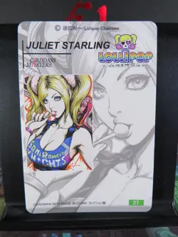 Juliet Starling Art Card Rare HoloLaser Collectible Lollipop Chainsaw Video Game - Image 3