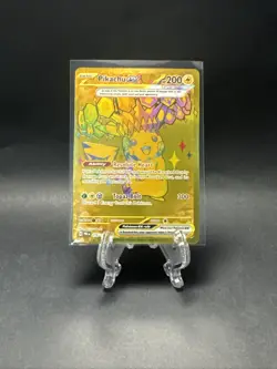 Pokemon TCG Pikachu EX Hyper Rare Card 179/131 Prismatic Evolutions NM/Mint - Image 1