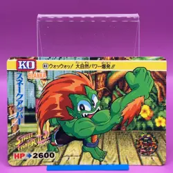Blanka Street Fighter Carddass TCG Game Trading Card SNES PS SS DC Japanese #08 - Image 5