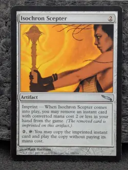 LP - Isochron Scepter - Mirrodin - Magic The Gathering Lightly Played Eng MTG - Image 1