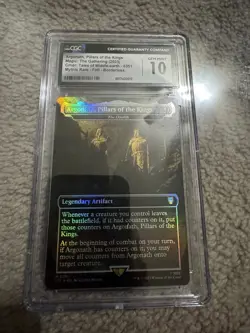 Argonath, Pillars of the Kings - The Ozolith FOIL Borderless 351 MTG - CGC 10! - Image 1