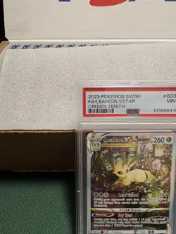 Pokemon TCG: Leafeon VSTAR #GG35/GG70 Crown Zenith: Galarian Gallery, PSA 9 MINT - Image 2