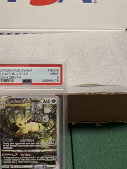 Pokemon TCG: Leafeon VSTAR #GG35/GG70 Crown Zenith: Galarian Gallery, PSA 9 MINT - Image 3