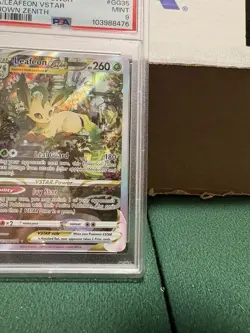 Pokemon TCG: Leafeon VSTAR #GG35/GG70 Crown Zenith: Galarian Gallery, PSA 9 MINT - Image 4