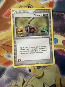 Venture Bomb 93/109 Team Rocket Returns Regular Pokemon TCG - Image 1