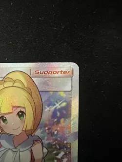 Pokemon TCG Lillie Full Art Holo Trainer Card 151/156 2018 Naoki Saito - Image 3