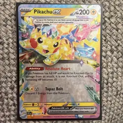 Pikachu ex 057 Double Rare Pokemon Surging Sparks - Image 1