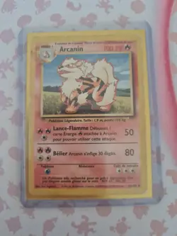 Pokemon TCG Arcanin (French) Base Set 23/102 Regular Unlimited Uncommon - Image 1