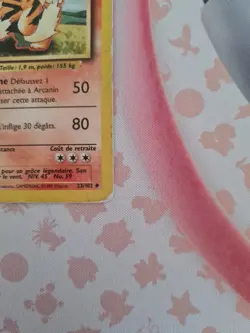 Pokemon TCG Arcanin (French) Base Set 23/102 Regular Unlimited Uncommon - Image 5