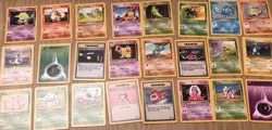 Pokemon Base Set 2 Lot of 24 Cards LP - Image 1
