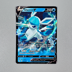 Pokemon TCG Card - Glaceon V 40/203 Ultra Rare | 2021 Evolving Skies | NM/Mint - Image 2