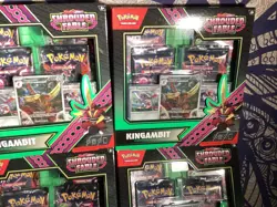 4x Pokemon TCG:Scarlet & Violet Shrouded Fable Kingambit Illustration Collection - Image 4