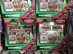 4x Pokemon TCG:Scarlet & Violet Shrouded Fable Kingambit Illustration Collection - Image 5
