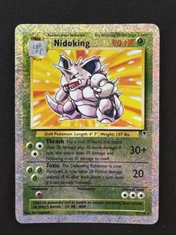 Pokemon Nidoking 31/110 Legendary Collection Rare Reverse Holo 90HP Thrash Toxic - Image 1