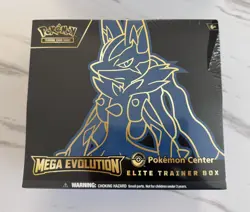 Pokemon Mega Evolutions Lucario Pokemon Center ETB Elite Trainer Box *READ DESC* - Image 1