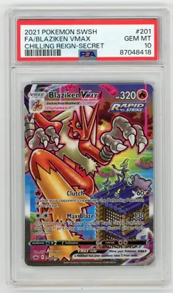 Blaziken VMAX (201/198) - PSA 10 - 2021 Chilling Reign Alt Art Secret - Pokemon - Image 1