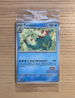 Illustration Contest 2024 Pokemon TCG Pikachu Feraligatr Toxtricity Sealed - Image 1
