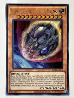 Yu-Gi-Oh Nibiru, The Primal Being RC04-AE016 Ultra Rare Asian English - Image 1