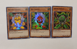 Yugioh Gadget Set Green Red Yellow - 1st Edition Super rare - Image 1