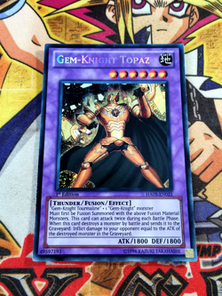 Gem-Knight Topaz ha05-en021 1st Edition (LP) Secret Rare Yu-Gi-Oh! - Image 1