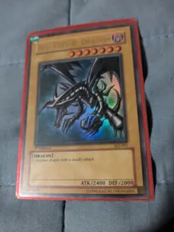 Yugioh Red-Eyes Black Dragon SDJ-001 1st Edition Holo Rare Yu-Gi-Oh! - Image 5