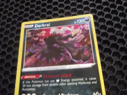 Darkrai 105/189 Darkness Ablaze Cosmo Holo Ultra Rare Pokemon Card 2020 Buy Me! - Image 2