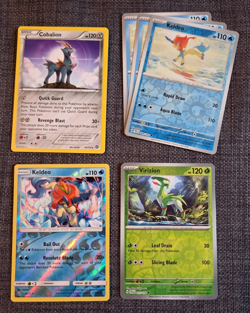 Cobalion, Keldeo (4x), & Virizion - Pokemon cards mini-set - Image 1