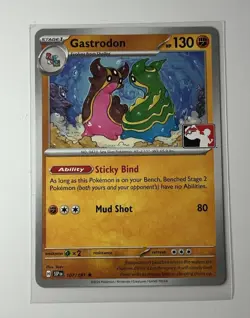 Pokemon TCG Gastrodon Prize Pack Play Card Series 6 Stamped 107/191 - Image 1