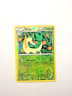 Servine Pokemon Card Reverse Holographic 7/113 Legendary Treasures Holo 2013 TCG - Image 1