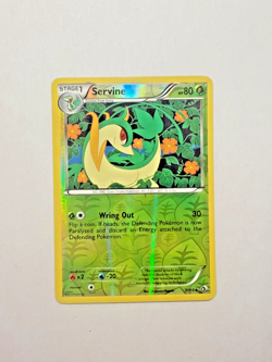 Servine Pokemon Card Reverse Holographic 7/113 Legendary Treasures Holo 2013 TCG - Image 3
