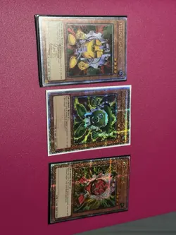 YUGIOH! 3 Card Gadget Set Green Red Yellow - Quarter Century Rare Mp24-en012-14 - Image 1