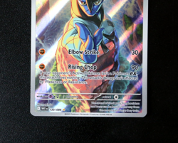 Pokemon Card TCG - Sawk 130/086 - White Flare English - Illustration Rare - NM ⭐ - Image 3