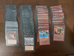 MTG Fallen Empires 175 Card Lot Wizards Of The Coast 1994 Vintage - Image 2