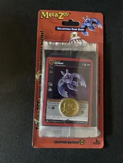 Cryptid Nation MetaZoo 1st Edition Blister Pack Mothman Promo Card New Sealed - Image 1