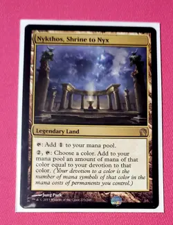 Nykthos, Shrine to NYX Theros Regular Rare MTG Magic the Gathering Land NM 🔥 - Image 3