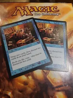 MTG Careful Study x 2 - Odyssey - Magic the Gathering - LP - Image 1