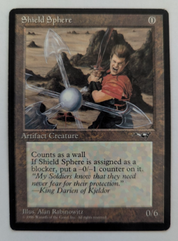 Magic Mtg Alliances Shield Sphere lightly played - Image 1