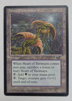 Magic Mtg Alliances Heart of Yavimaya lightly played - Image 1
