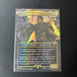 Aragorn, the Uniter Foil (Borderless) MTG : the Lord of the Rings 434 - Image 1