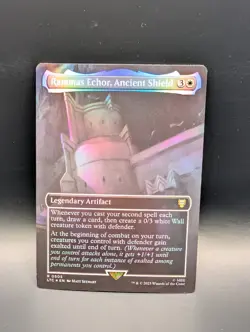 MTG - Rammas Echor, Ancient Shield - FOIL BORDERLESS - Artifact - LTC #505 -Rare - Image 1