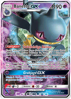 Banette GX 66/168 Sturm am Firmament Pokemon Sammelkarte Deutsch - Image 1