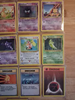 Carte Pokemon-Lot de 11 Cartes-Edition 2- Set De Base-Wizards-Etat Moyen-FR - Image 3