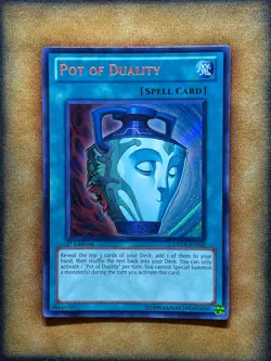 Yugioh Pot of Duality DREV-EN062 Secret Rare 1st Ed NM - Image 1