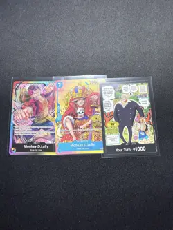 Monkey.D.Luffy (L) + (2nd Anniversary Stamped Promo) P-043 + Don - SEALED PACK - Image 2
